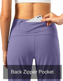 img 2 attached to 🩳 Soothfeel Women's High Waisted Athletic Workout Yoga Pants Joggers for Women with Zipper Pockets