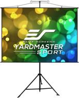 🎥 элитный экран для проектора yard master sport 57 дюймов 1:1: портативный для использования на открытом воздухе и в помещении - ultra hd, 8k, 4k готов с сумкой для переноски - домашнее кинотеатральное впечатление - гарантия 2 года. логотип