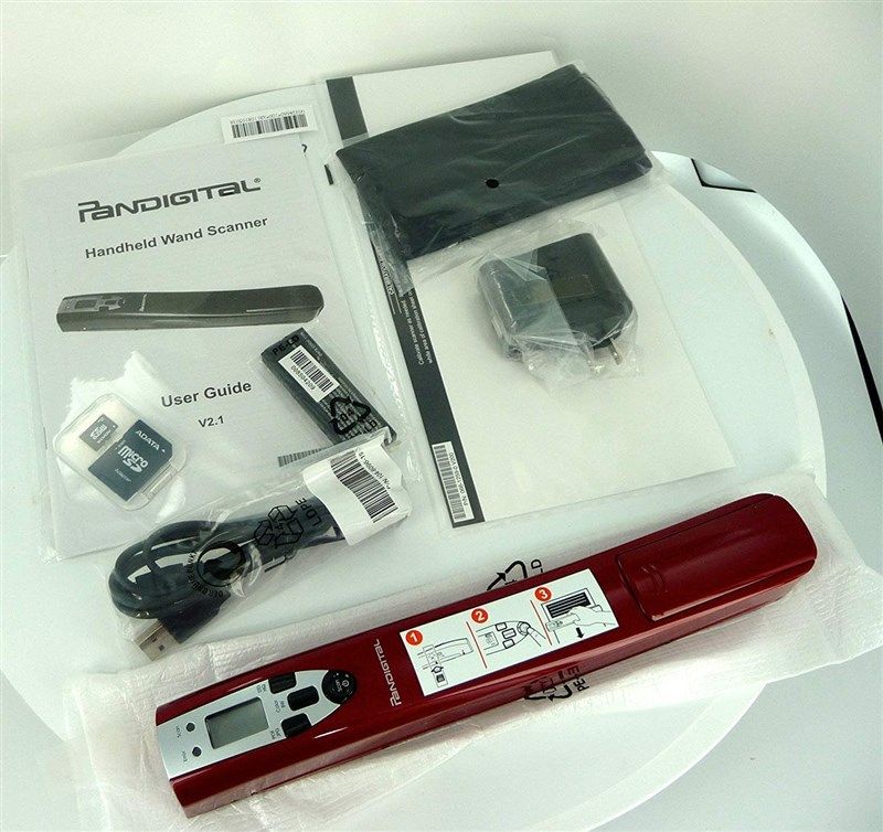 Pandigital - Handheld Wand Scanner - Stylo Scanner Portable 8.5 x