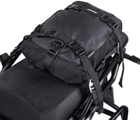 img 4 attached to 🎒 Rhinowalk 10/20/30L Waterproof Motor Pannier Bag - Multifunctional Rear Rack Trunk Seat Bag for Motorcycles