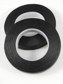 img 1 attached to 2 Pack Black Flower Tape Stem Wrap Gum Paste 1/2 X 30 Yards 180 Ft: Enhance Your Floral Crafts with Crafting eGuide Bundle