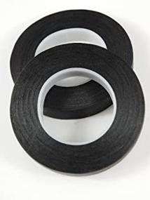 img 2 attached to 2 Pack Black Flower Tape Stem Wrap Gum Paste 1/2 X 30 Yards 180 Ft: Enhance Your Floral Crafts with Crafting eGuide Bundle