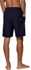 img 3 attached to 🩳 SILKWORLD Men's Quick Dry Swim Shorts - Sports Trunks with Mesh Lining - Swimwear for Enhanced Performance