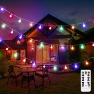 le globe string lights: multi-color ball string lights with remote, timer, and 8 modes for indoor/outdoor decor - 16.4ft 50 led battery operated fairy lights, ideal for bedroom, party, christmas, and more! логотип