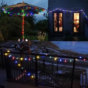 img 1 attached to LE Globe String Lights: Multi-Color Ball String Lights with Remote, Timer, and 8 Modes for Indoor/Outdoor Decor - 16.4ft 50 LED Battery Operated Fairy Lights, Ideal for Bedroom, Party, Christmas, and More!