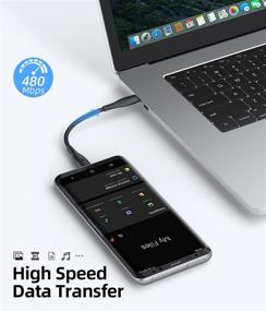 img 1 attached to 0,5FT 3Pack USB Type C кабель: Быстрая зарядка кабелей для Samsung Galaxy, iPad Pro, Power Bank и многих других устройств!