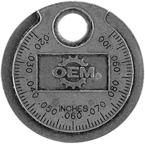 img 1 attached to 🔧 OEMTOOLS 25352 Ramp Style Spark Plug Gap Gauge - Spark Plug Gapping Tool for Precise Adjustment and Measurement - Spark Plug Gauge Gap Tool for Improved Engine Performance - Plug Gapping Tool with Easy-to-Use Features