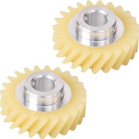 img 4 attached to 🔧 Ultra Durable W10112253 Mixer Worm Gear Replacement Part - Fits Whirlpool & KitchenAid Mixers - Pack of 2