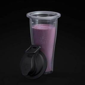 img 2 attached to 🍹 Vitamix Self-Detect Blending Cup 20 Oz, Black - Base & Blade Not Included - High-Quality Blender Accessory