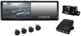 img 1 attached to Enhanced MIR77PKG 7-Inch Rear 🚘 View Mirror Monitor with Built-in Parking Sensor