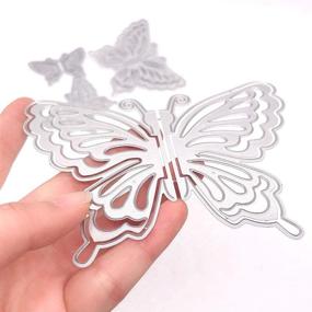 img 1 attached to 🦋 KSCRAFT Elegant Layering Butterflies Metal Cutting Dies Stencils - Perfect for DIY Scrapbooking, Photo Album Decor, and Embossing on DIY Paper Cards