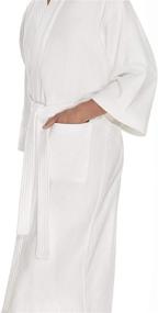 img 1 attached to 👔 Boca Terry Mens Cotton Bathrobe: The Ultimate Luxurious Loungewear