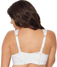 img 3 attached to Playtex Womens Front Close 4695B White Women's Clothing for Lingerie, Sleep & Lounge