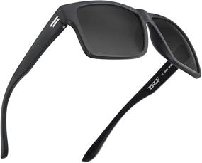 img 4 attached to 🕶️ TOROE Classic Unbreakable Polarized Sunglasses