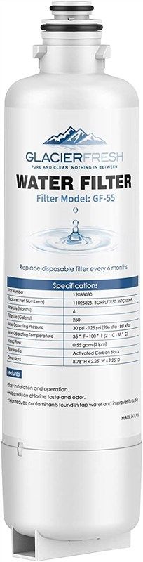 glacier fresh 교체용 냉장고 borplftr50 로고
