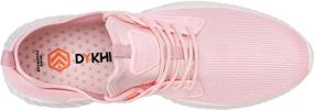 img 1 attached to 👟 DYKHMATE Women's Athletic Shoes: Extra Comfort, Lightweight, Breathable