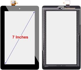 img 1 attached to YEECHUN Premium Touch Screen Digitizer Replacement for Kindle Fire 7 5th SV98LN 7&#34; Black -Includes Tools and Adhesive