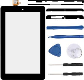 img 4 attached to YEECHUN Premium Touch Screen Digitizer Replacement for Kindle Fire 7 5th SV98LN 7&#34; Black -Includes Tools and Adhesive