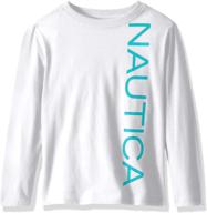 nautica little sleeve graphic print boys' clothing for tops, tees & shirts logo