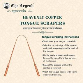 img 1 attached to 💫 The Ultimate Ayurvedic Copper Tongue Cleaner Trio: Heavenly Pack of 3, Metal Scraper, Handmade