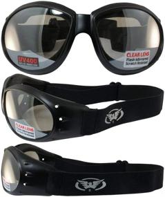 img 2 attached to Baron Motorcycle Aviator Goggles Mirror