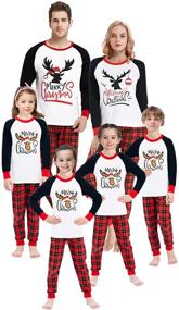 img 4 attached to 👨 Boys' Clothing: Family Matching Christmas Pajamas and Sleepwear Sets