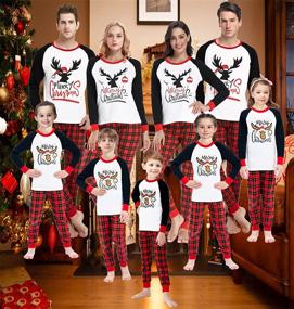 img 3 attached to 👨 Boys' Clothing: Family Matching Christmas Pajamas and Sleepwear Sets