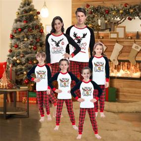 img 2 attached to 👨 Boys' Clothing: Family Matching Christmas Pajamas and Sleepwear Sets