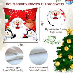 img 3 attached to GTETKDE Christmas Decorations Pillow Covers