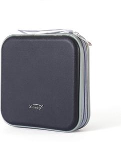 img 3 attached to 🖤 Home Wing DVD Storage Case: Sturdy CD Case for DVD Player Disc Collection in Black