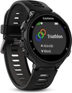 🏃 garmin forerunner 735 xt black-grey gps 2016: advanced running watch with gps tracking логотип