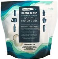 🐝 bee's bottle wash all-natural revive pods – bleach-free, highly concentrated cleaner & odor remover pods – perfect for reusable bottles, hydration packs, ice chests, coffee pots – pack of 18 pods logo