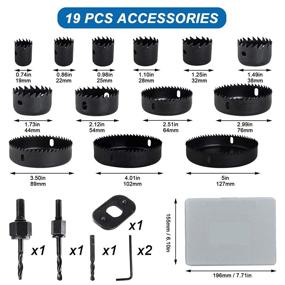 img 3 attached to 🔧 Mandrels for Efficient Drywall Plastic Drilling Installation