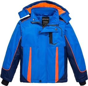 img 4 attached to 🧥 Детская зимняя флисовая куртка с утеплителем от Wantdo - идеальная одежда для курток и пальто.