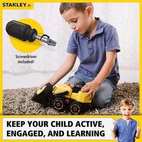 img 1 attached to Stanley Jr Apart Loader TT002 SY: Expertly Designed and Built by Stanley for Junior Engineers!