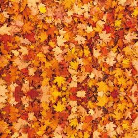 img 4 attached to 🍁 Allenjoy 72x72 inch Fall Maple Leaves Photography Backdrop for Friendsgiving, Autumn Harvest, Thanksgiving Party, Halloween Decoration - Banner Photo Booth Props and Supplies