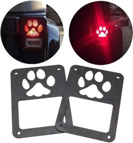 img 4 attached to KMFCDAE Taillight Protector Wrangler Unlimited Lights & Lighting Accessories and Light Covers