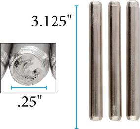 img 2 attached to 🔨 Steel Design Stamps - Metal Elements - Celestial Design Set - 3-Piece 5mm - 3.125” Length with 0.25” Stamp Base - Create Custom Jewelry - Ideal for Stamping & Personalizing Soft Metals