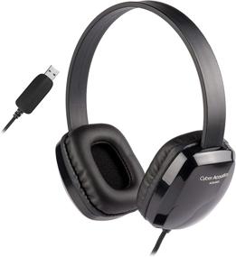 img 4 attached to 🎧 Cyber Acoustics ACM-6005 USB Stereo Headphones: Ideal for PCs, USB Devices in Office, Classroom, or Home