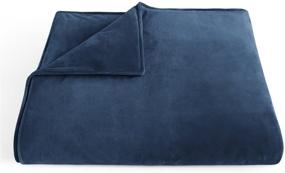 img 2 attached to 🛏️ Restorology Ultra Plush Weighted Blanket - Multiple Sizes for Children & Adults - 20LB - 60" x 80" - Navy Blue