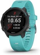 🏃 renewed garmin forerunner 245 music - aqua: gps running smartwatch with advanced dynamics and music логотип