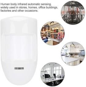 img 2 attached to 🏠 Enhanced Home Security System: 12V Wired Dual Infrared PIR Motion Detector Alarm Relay for Pet/Thief Safety