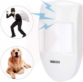 img 1 attached to 🏠 Enhanced Home Security System: 12V Wired Dual Infrared PIR Motion Detector Alarm Relay for Pet/Thief Safety