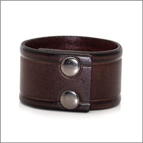 img 2 attached to 🌟 Heavstjer Buckle Bracelet: Trendy Leather Wristband for Girls' Jewelry Collection