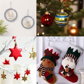 img 1 attached to 🎄 Enhance Your Christmas Decor with 300 pcs Mini Christmas Ornaments Hooks – Perfect for Xmas Tree Party Balls Decoration!