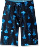 speedo medieval printed length boardshorts: stylish boys' swimwear for pool and beach adventures logo