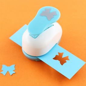 img 2 attached to 🔖 KAMEI 1" Paper Punch: Ideal DIY Hole Puncher for Scrapbooking Supplies, Arts, Teachers, and Office Use