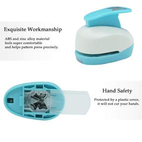 img 3 attached to 🔖 KAMEI 1" Paper Punch: Ideal DIY Hole Puncher for Scrapbooking Supplies, Arts, Teachers, and Office Use