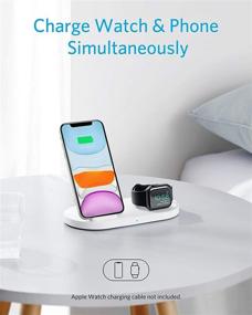 img 3 attached to 🔋 Anker PowerWave Sense 2-in-1 Wireless Charging Stand for iPhone 11/11 Pro & Apple Watch SE/6/5/4/3/2/1