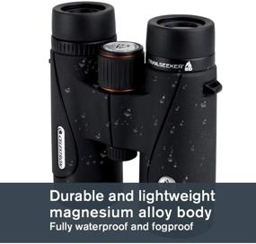 img 2 attached to Celestron TrailSeeker ED 8x42 Binoculars: Compact for Birdwatching & Outdoor Activities with ED Objective Lenses & Fully Multi-coated Optics